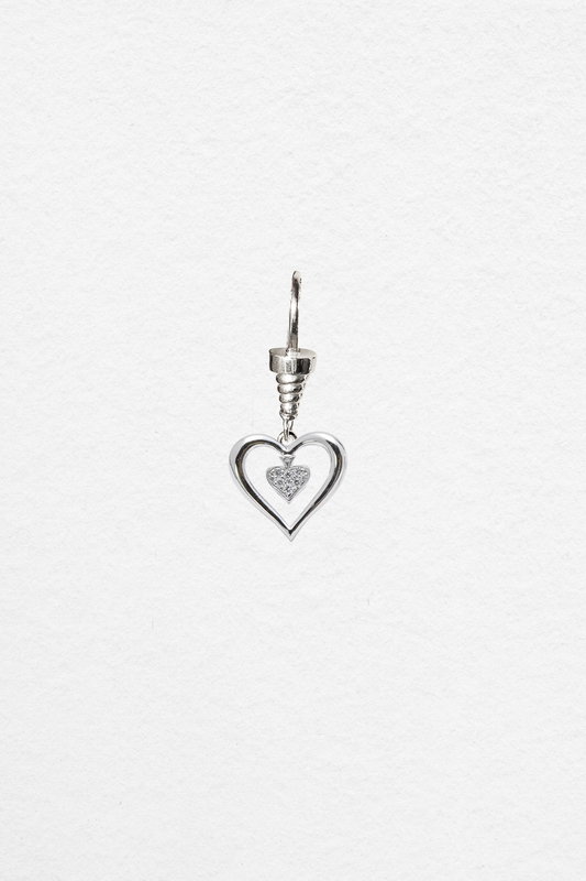 Lucky Poker Charm - Heart Spade