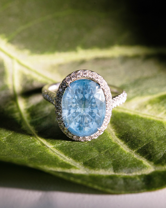 Bespoke Aquamarine Ring