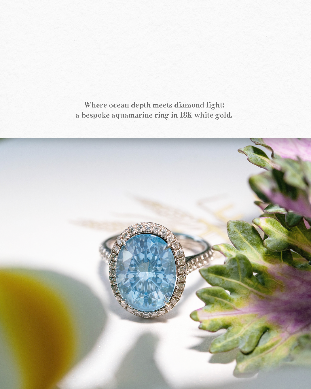 Bespoke Aquamarine Ring