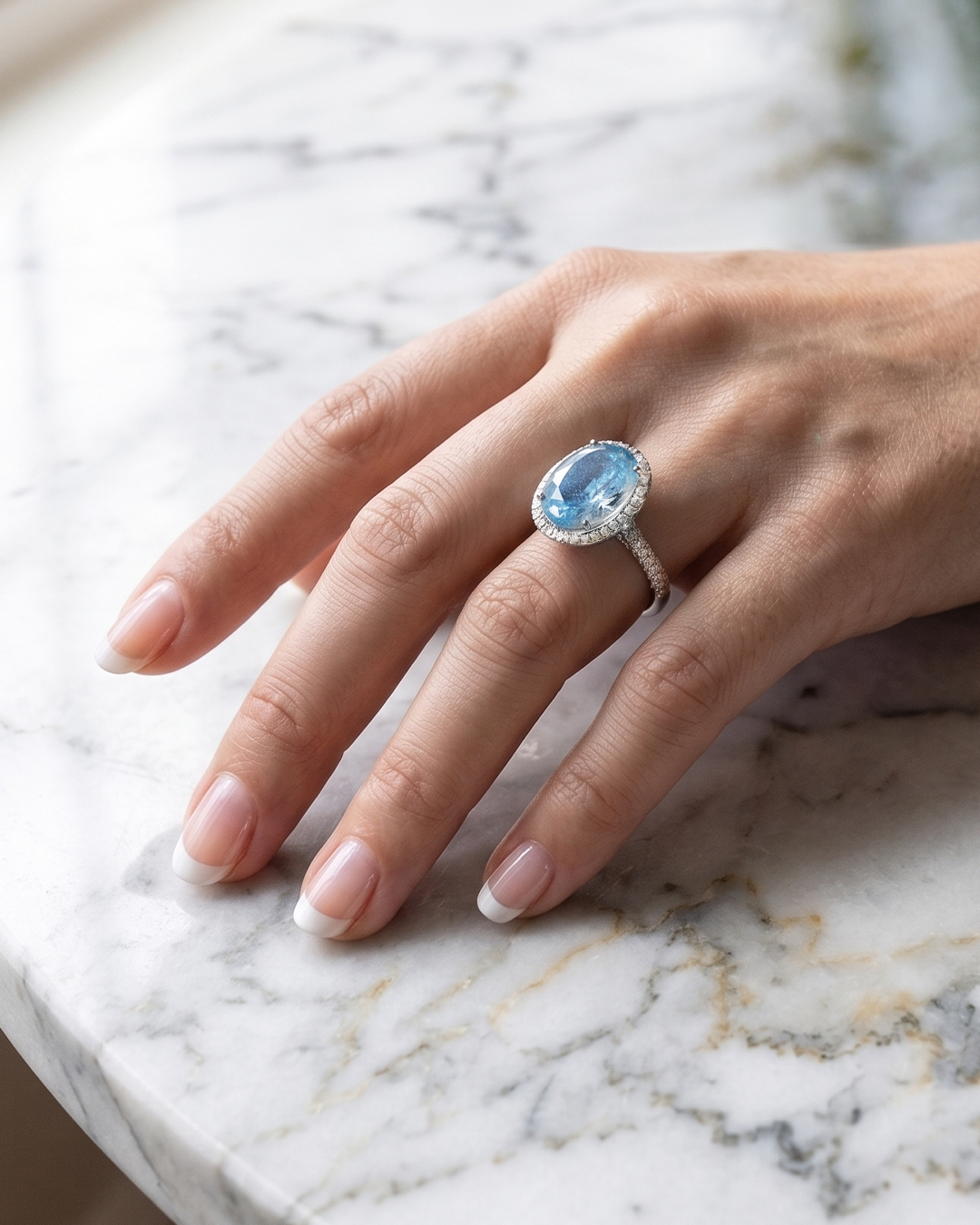 Bespoke Aquamarine Ring